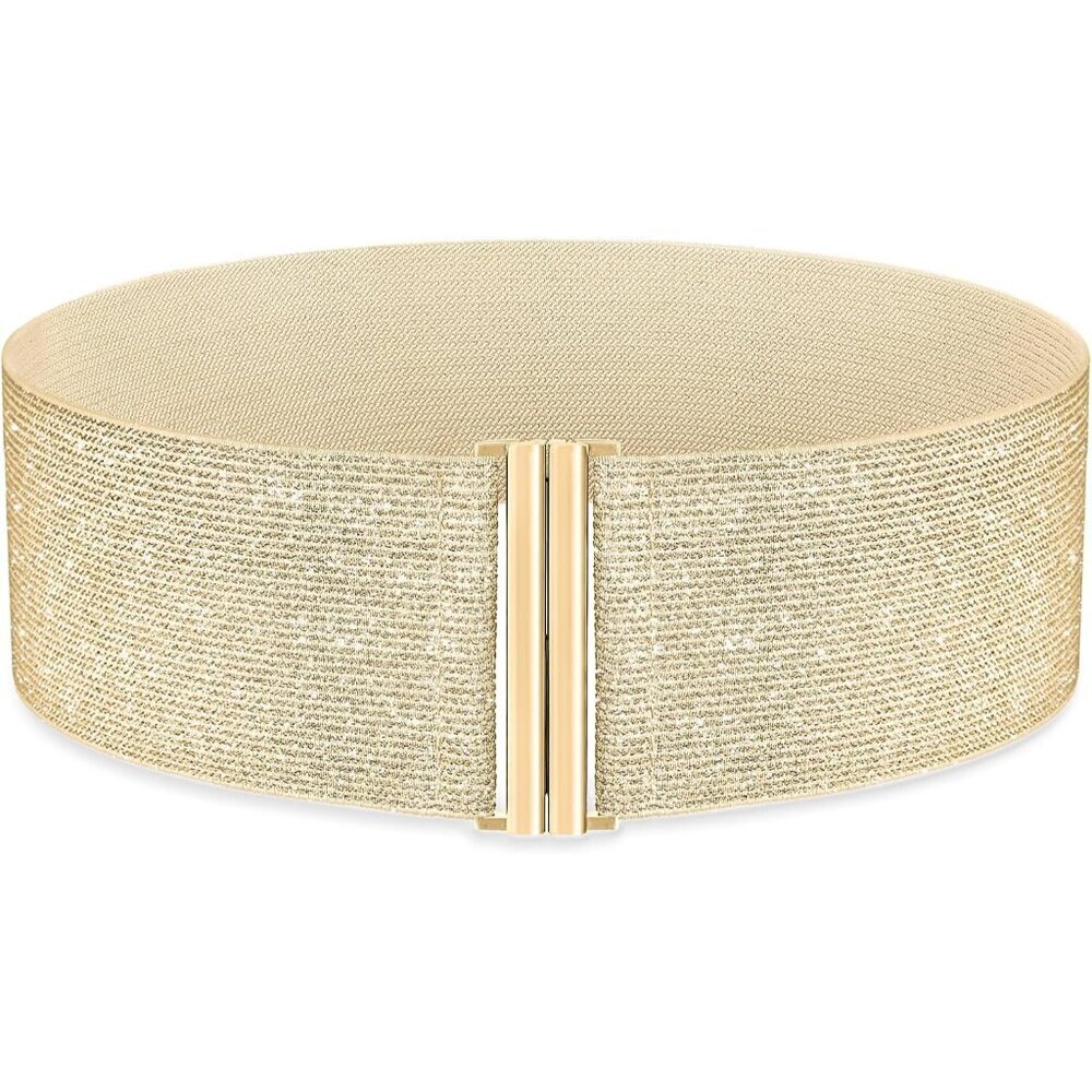 Women Elastic Wide Waist Belt for Dresses Formal Casual Trousers